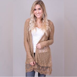 Umgee Fairy Lace Boho Cardigan